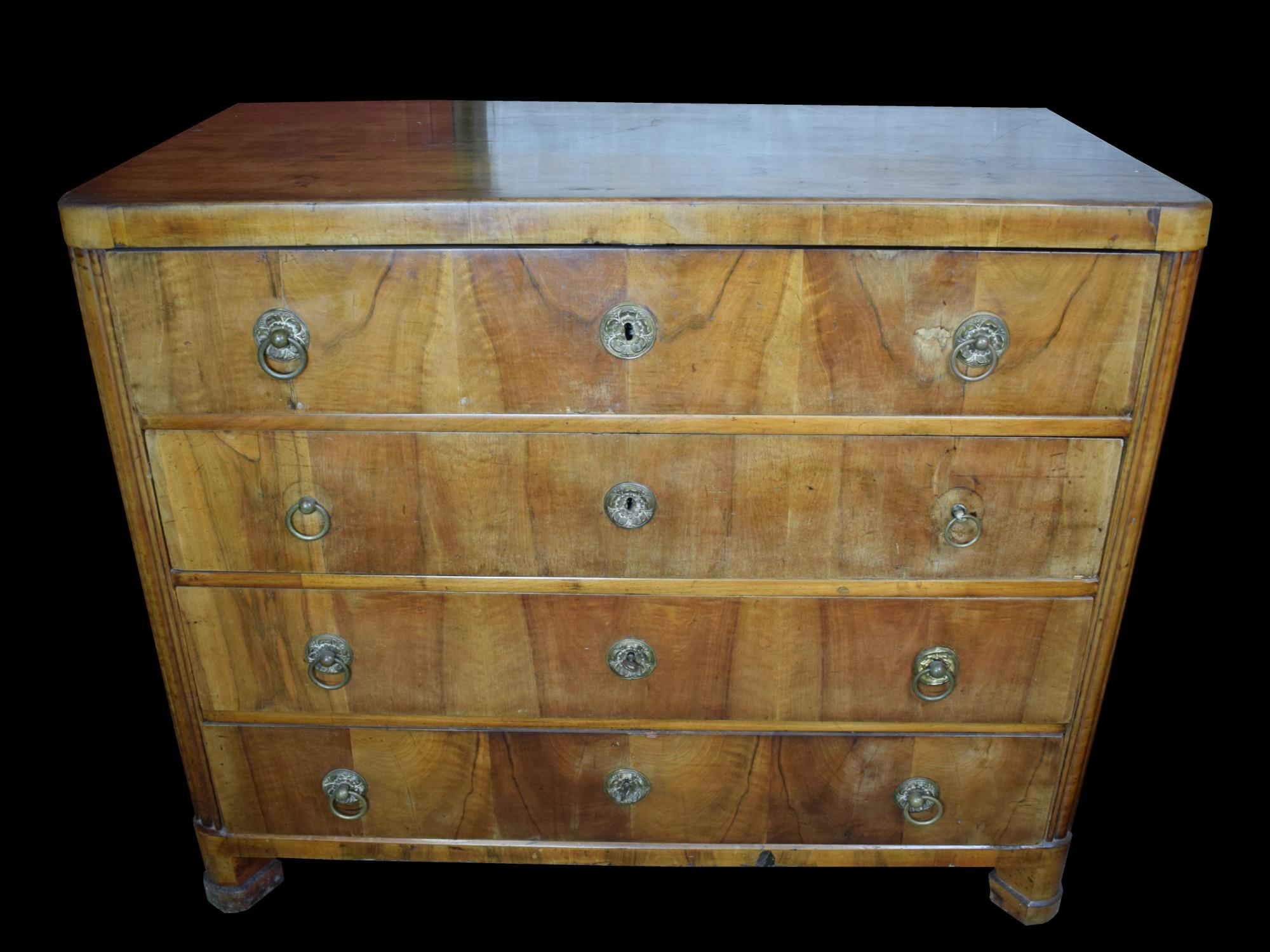 Négyfiókos komód - 1900 körüli (PG-0008) - Pápai Galéria
